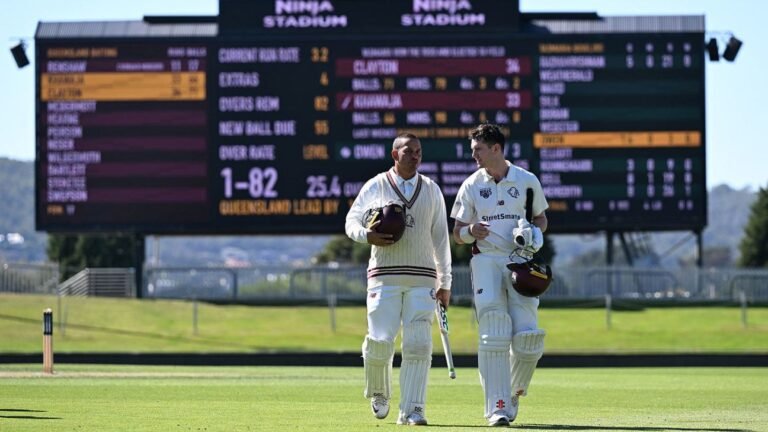 Sheffield Shield 2024/25, TAS vs QLD 26th Match Match Report, March 06 – 09, 2025