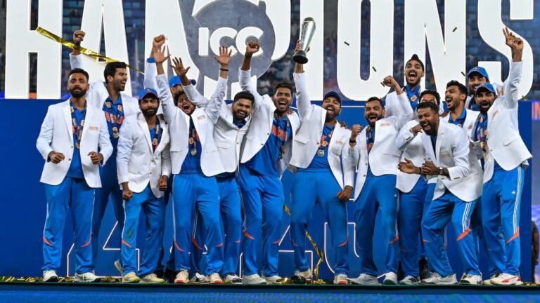 BCCI announces INR 58 crore award for Champions Trophy winners India