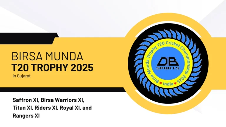 Birsa Munda T20 Trophy 2025 Begins in Gujarat