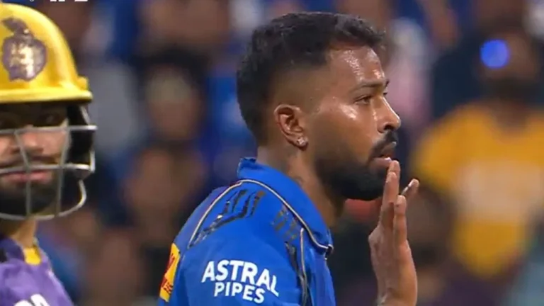 Hardik Pandya gives Angkrish Raghuvanshi ‘Babar Azam treatment’ with ‘Bye-bye’ send-off