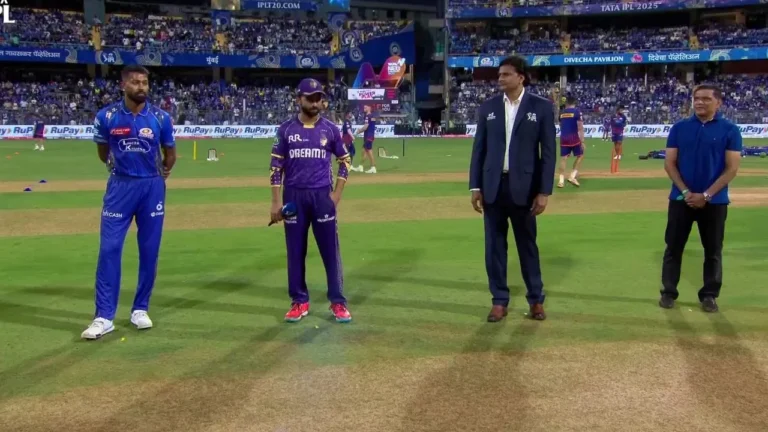 Who are the impact players nominated by MI and KKR in match 12 of IPL 2025