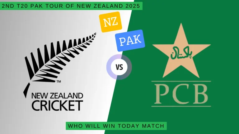 New Zealand vs Pakistan 2nd T20 Match Prediction Pakistan tour of New Zealand – Details, Pitch report, Weather report, Fanatsy tips, Live Streaming