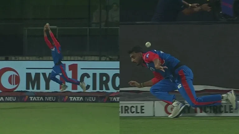 Axar Patel turns superhuman as his unbelievable save at boundary denies Naman Dhir a six