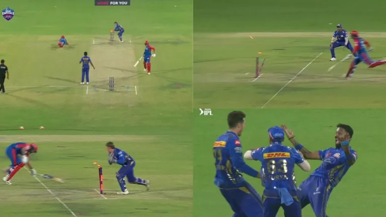 Crazy scenes unfold as hat-trick of run-outs helps MI stun DC in IPL 2025 thriller