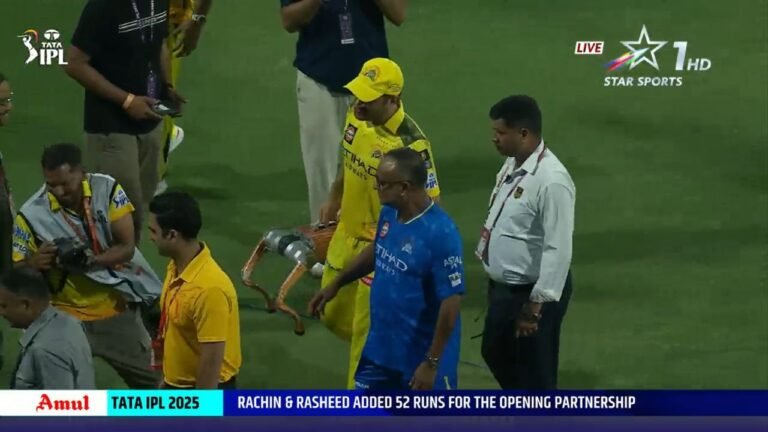 MS Dhoni takes away IPL’s robot dog with him after LSG vs CSK match