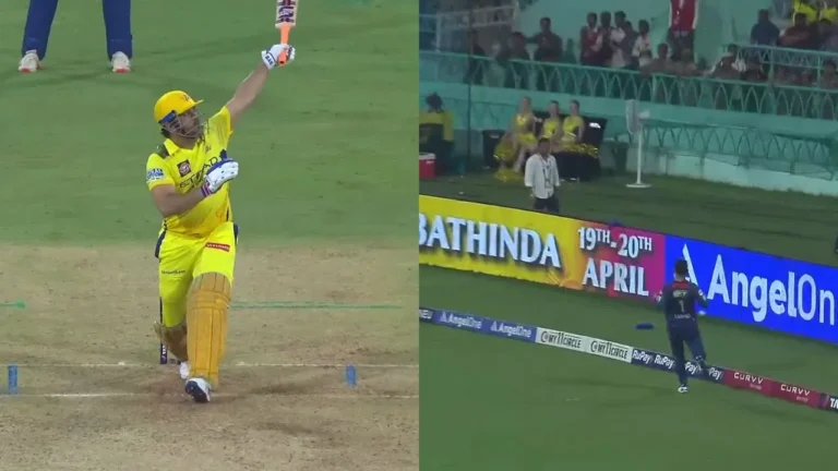 MS Dhoni smashes stupendous one-handed six off Shardul Thakur in IPL 2025, finishes the match
