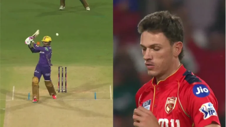Marco Jansen destroys Sunil Narine’s stumps in first over during PBKS vs KKR clash