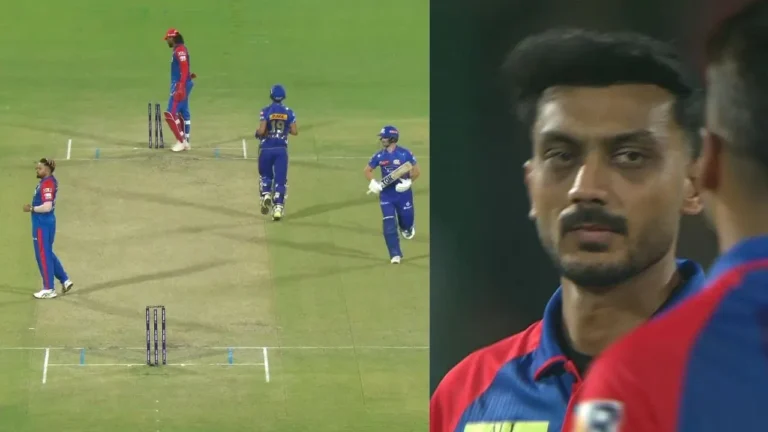Rare scenes! Naman Dhir and Will Jacks complete an all-run four in DC vs MI clash