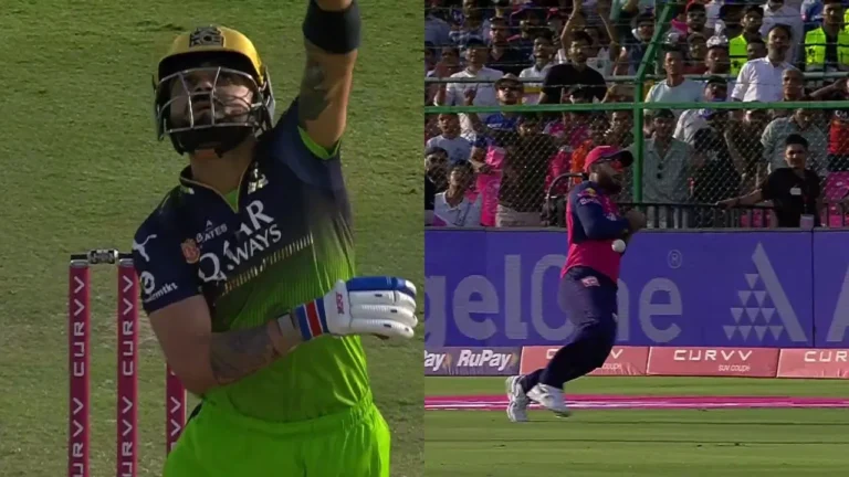 Riyan Parag helps Virat Kohli survive, denies Sandeep Sharma his bunny’s wicket