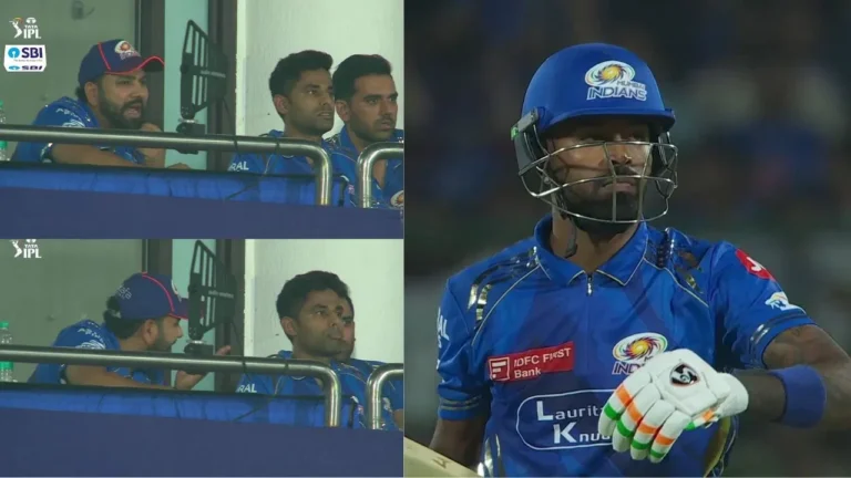 Rohit Sharma’s furious reaction as Hardik Pandya throws away his wicket in DC vs MI clash