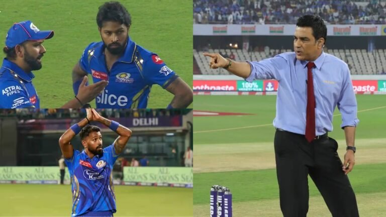 Watch- Sanjay Manjrekar attacks Rohit Sharma and fans after they steal Hardik Pandya’s credit