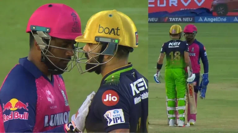 Virat Kohli signals heart concern to Sanju Samson mid-match, fans left worried