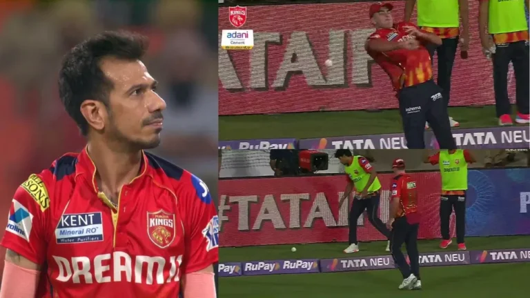 Xavier Bartlett’s gully cricketer-like awful fielding blunder angers Yuzvendra Chahal