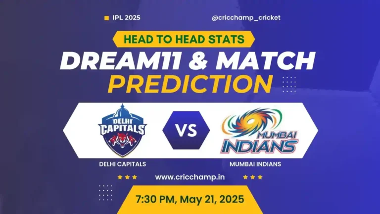DC vs MI Match Prediction, Toss, Pitch
