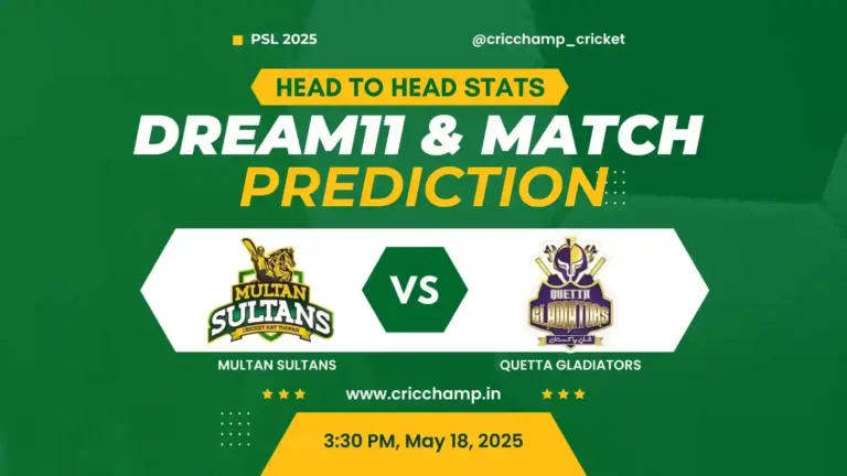 MS vs QG Dream11 Prediction, Match 28 Today Toss, Head to head, Pitch