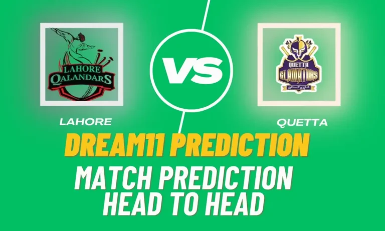 LAH vs QG Prediction, Match 23 | Dream11, HEAD TO HEAD