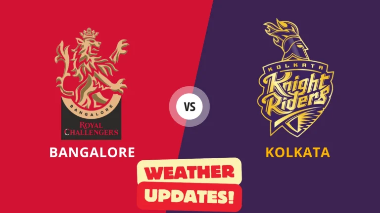RCB vs KKR dream 11 predictions, Toss, Pitch