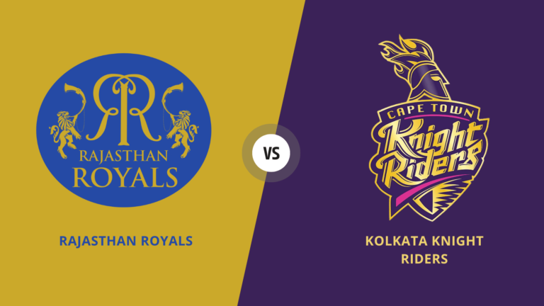 RR vs KKR Match Prediction, Pitch, head to head