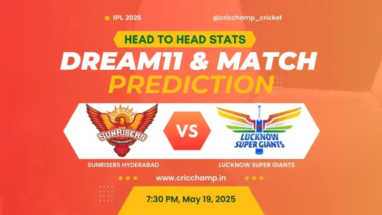 SRH vs LSG Match Prediction, Indian Premier League 2025
