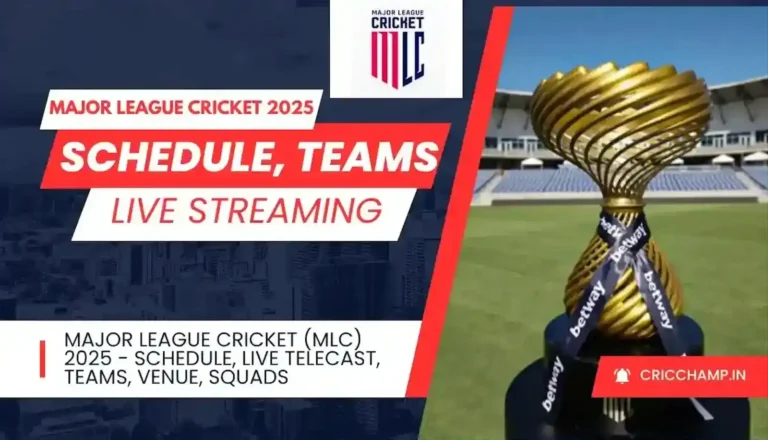 Major league cricket (MLC) 2025